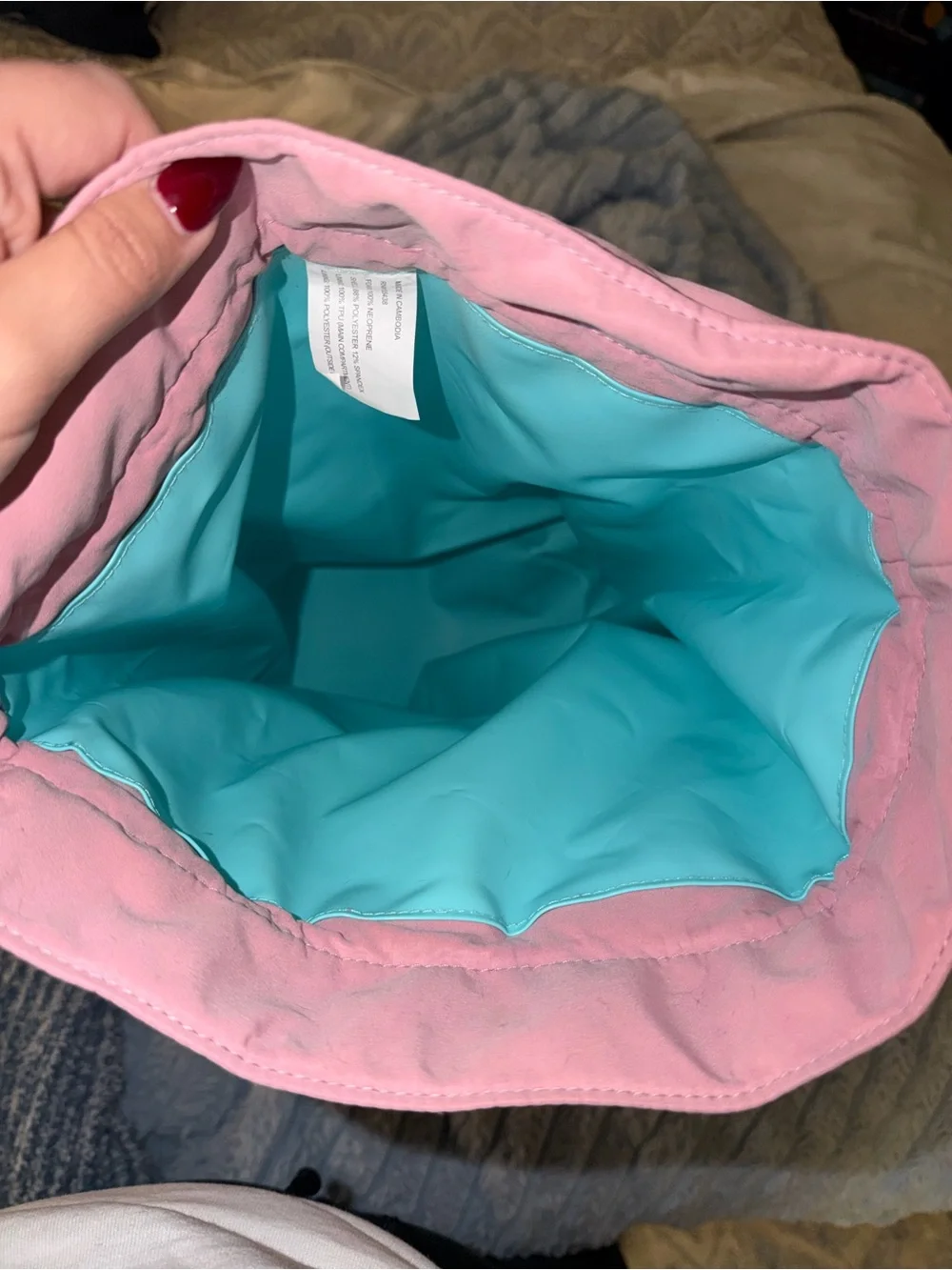Corkcicle Blush Pink Beverage Bucket Bag